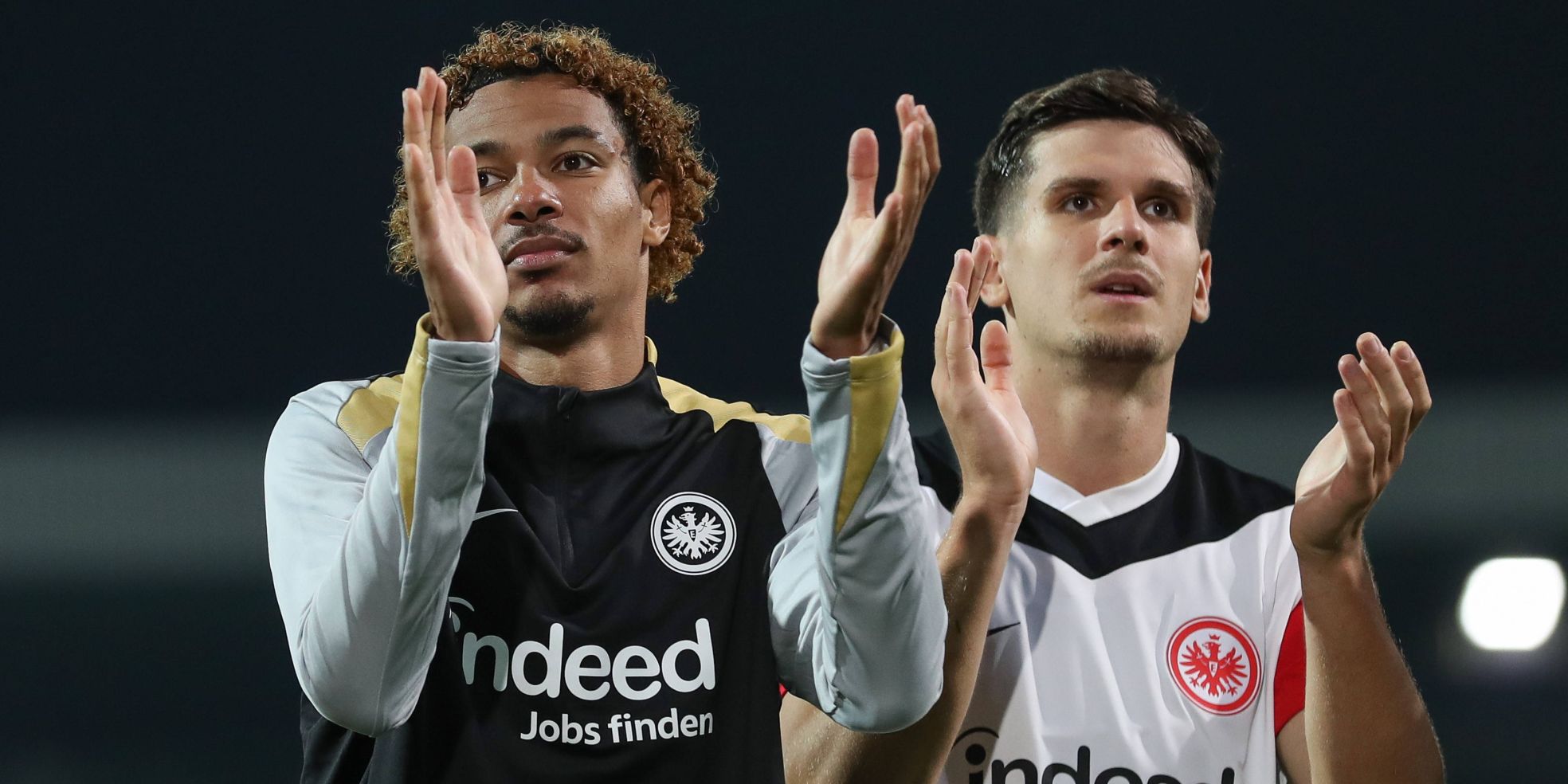 Eintracht Frankfurt: Igor Matanovic (r.) und Hugo Ekitike