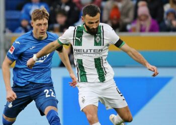 Franck Honorat trifft für Gladbach gegen die TSG Hoffenheim