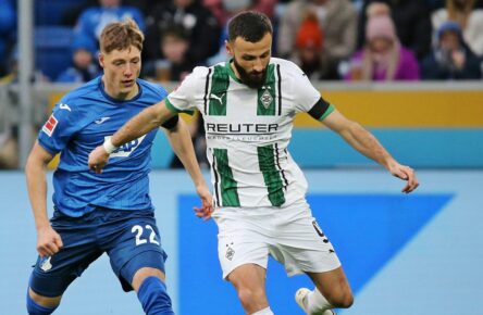 Franck Honorat trifft für Gladbach gegen die TSG Hoffenheim