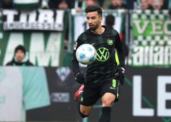 Mohamed Amoura vom VfL Wolfsburg