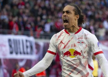 Yussuf Poulsen von RB Leipzig