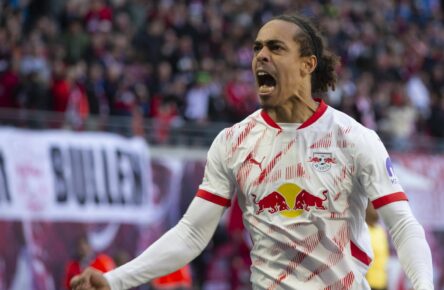 Yussuf Poulsen von RB Leipzig