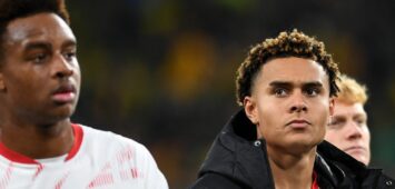 RB Leipzig: Antonio Nusa (r.) und Assan Ouedraogo