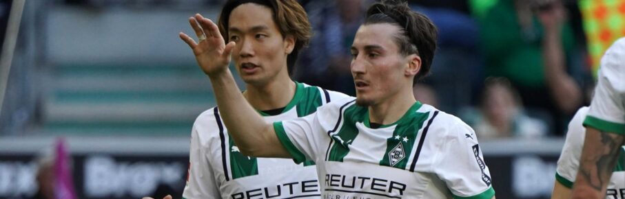 Rocco Reitz von Gladbach im Spiel gegen RB Leipzig