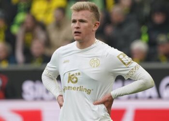 Jonathan Burkardt steht vor einem Wechsel von Mainz 05 zu Eintracht Frankfurt