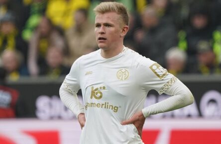 Jonathan Burkardt steht vor einem Wechsel von Mainz 05 zu Eintracht Frankfurt