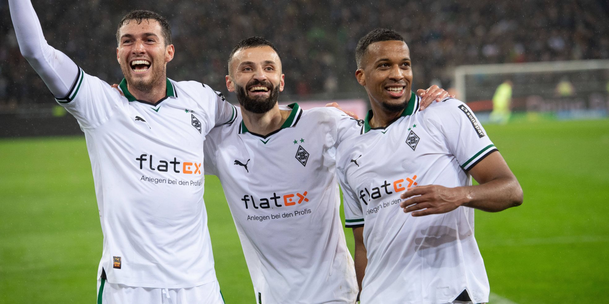 Gladbach: Franck Honorat und Alassane Plea von Borussia Mönchengladbach