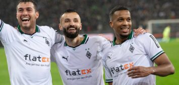 Gladbach: Franck Honorat und Alassane Plea von Borussia Mönchengladbach