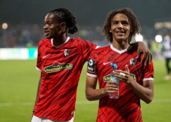 Kiliann Sildillia vom SC Freiburg