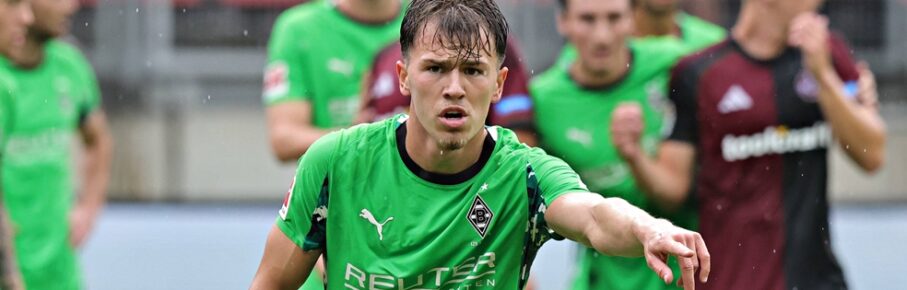 Im Fokus der Transfergerüchte: Noah Pesch von Borussia Mönchengladbach