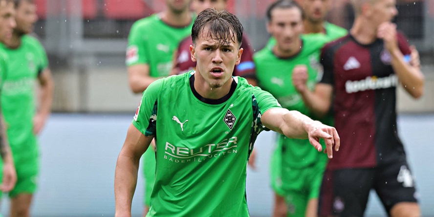 Im Fokus der Transfergerüchte: Noah Pesch von Borussia Mönchengladbach