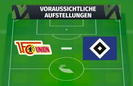1. FC Union Berlin – HSV (Hamburger SV): Voraussichtliche Aufstellungen Spiel 6(19)