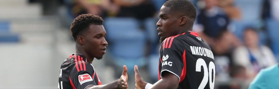 Eintracht Frankfurt: Aurelio Buta und Niels Nkounkou