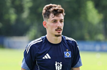 Hamburger SV: Neuzugang Giorgi Gocholeishvili im HSV-Dress