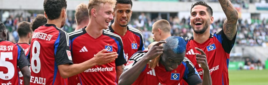 HSV: Jean-Luc Dompe wird bejubelt