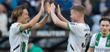 Gladbach-Verteidiger Ko Itakura und Nico Elvedi