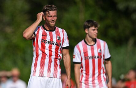 Lucas Höler und Noah Weißhaupt vom SC Freiburg