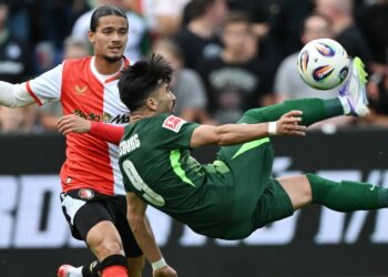 Mohamed Amoura vom VfL Wolfsburg