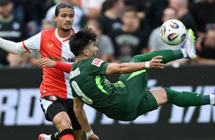 Mohamed Amoura vom VfL Wolfsburg