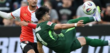 Mohamed Amoura vom VfL Wolfsburg