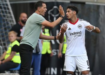 Traumstart mit Eintracht Frankfurt: Dino Toppmöller und Fares Chaibi