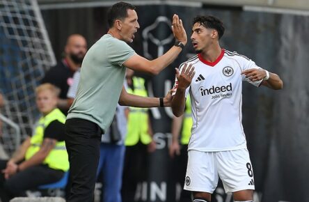 Traumstart mit Eintracht Frankfurt: Dino Toppmöller und Fares Chaibi