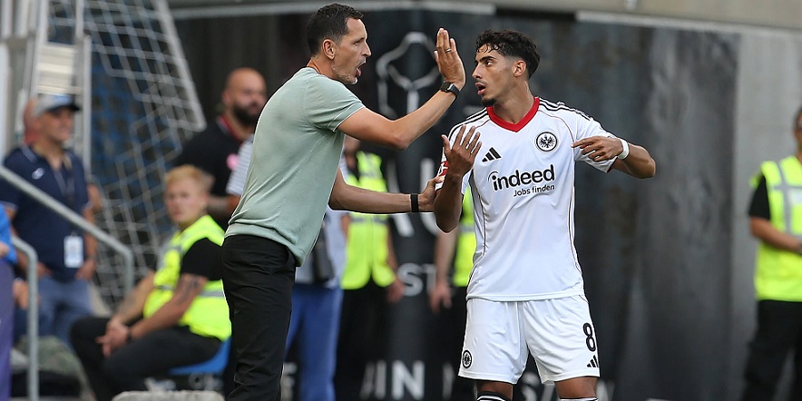 Traumstart mit Eintracht Frankfurt: Dino Toppmöller und Fares Chaibi