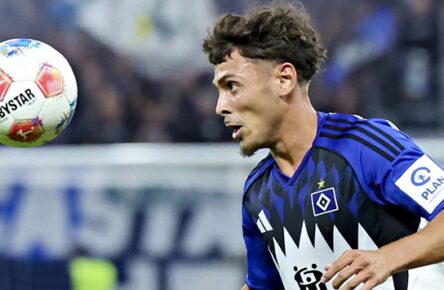 HSV-Juwel William Mikelbrencis am Ball
