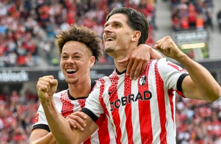 SC Freiburg: Igor Matanovic und Derry Scherhant treffen