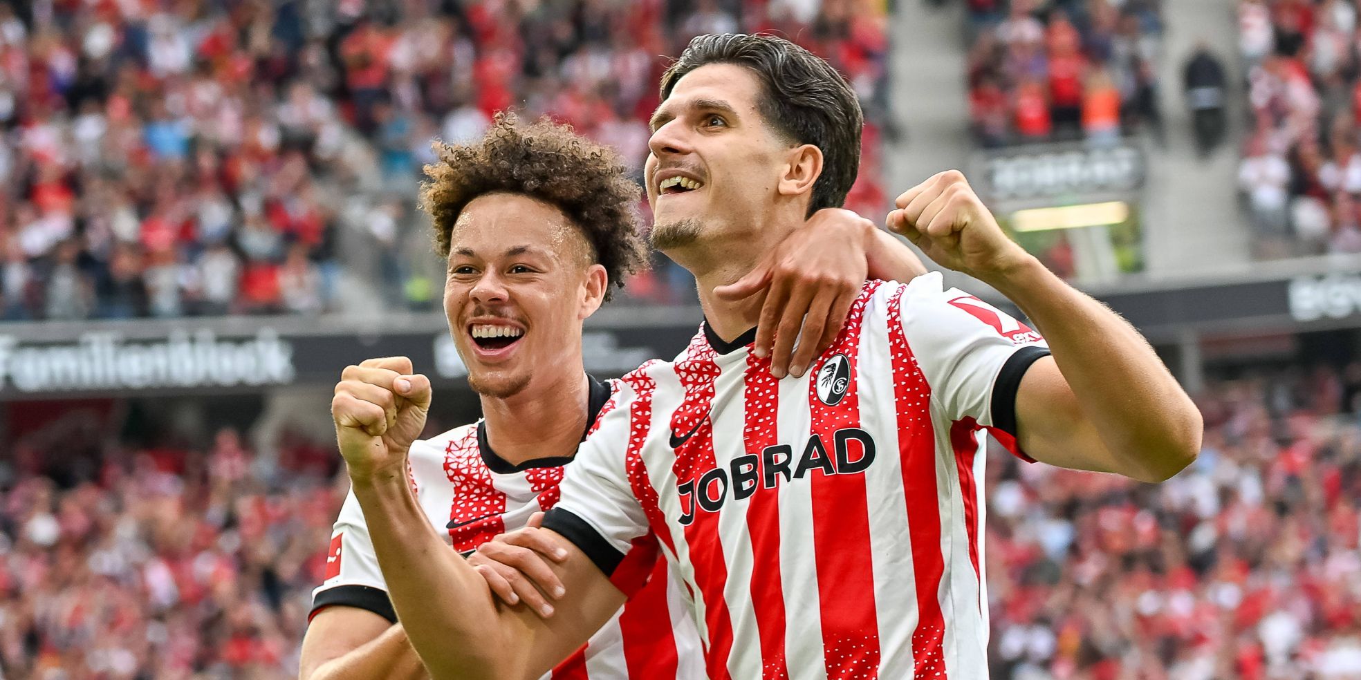 SC Freiburg: Igor Matanovic und Derry Scherhant treffen