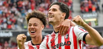 SC Freiburg: Igor Matanovic und Derry Scherhant treffen