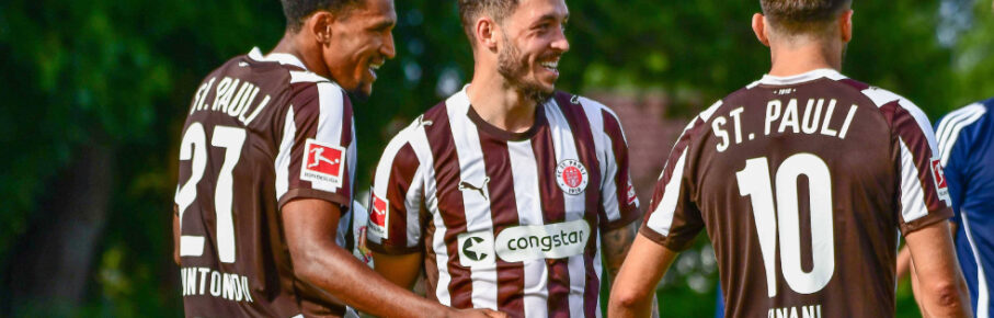 Gleich drei Sturm-Kaufempfehlungen beim FC St. Pauli: Andréas Hountondji, Mathias Pereira Lage und Danel Sinani