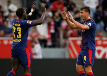RB Leipzig: Castello Lukeba und Willi Orban