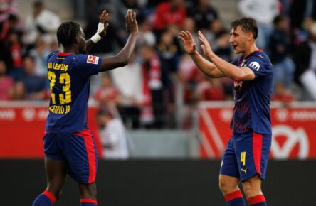 RB Leipzig: Castello Lukeba und Willi Orban