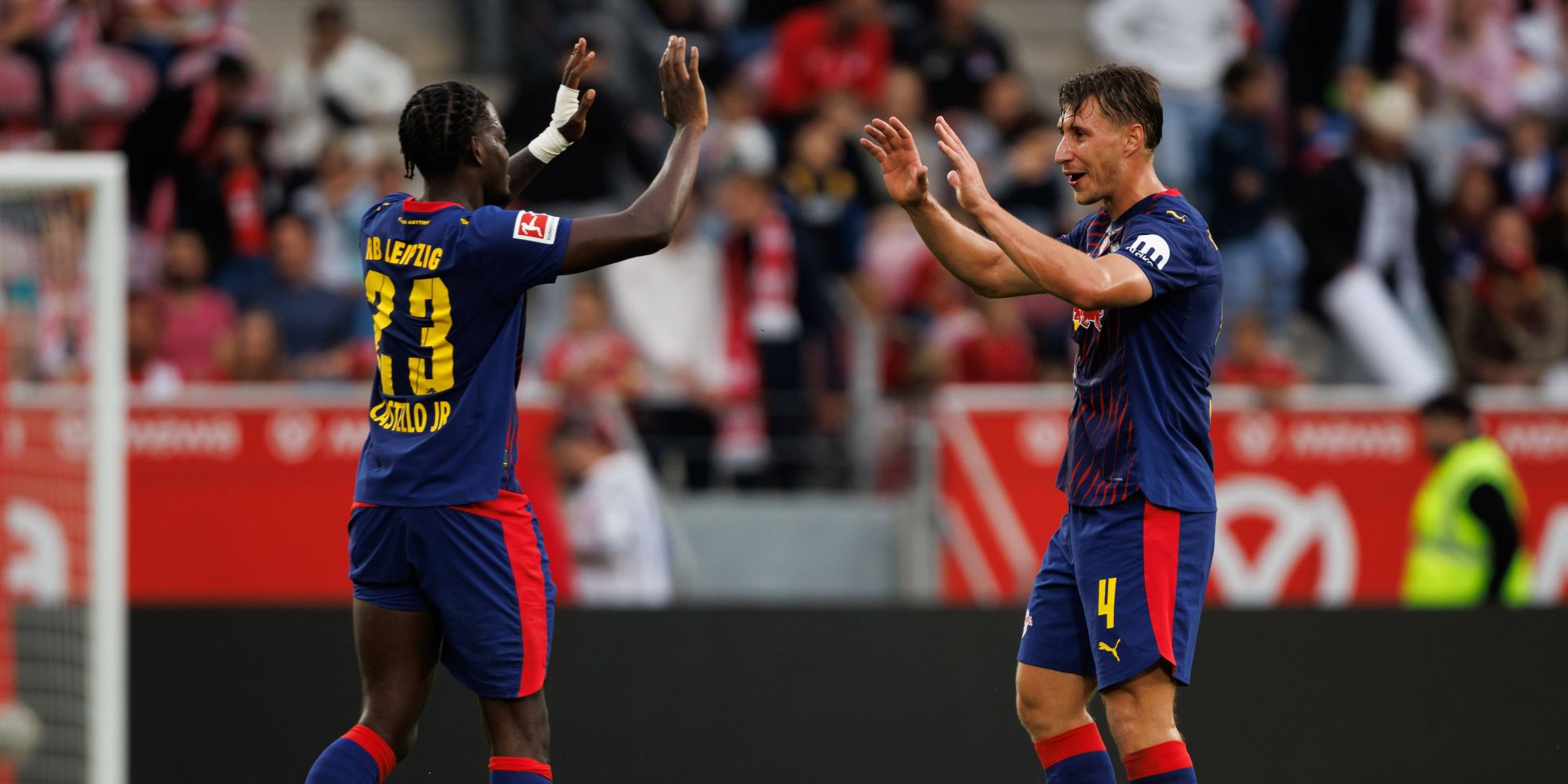 RB Leipzig: Castello Lukeba und Willi Orban