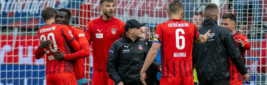1. FC Heidenheim: Mainka, Niehues, Conteh & Co. jubeln