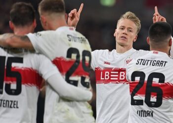 Erfolgserlebnis mit dem VfB Stuttgart: Chris Führich