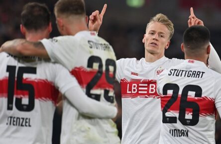 Erfolgserlebnis mit dem VfB Stuttgart: Chris Führich