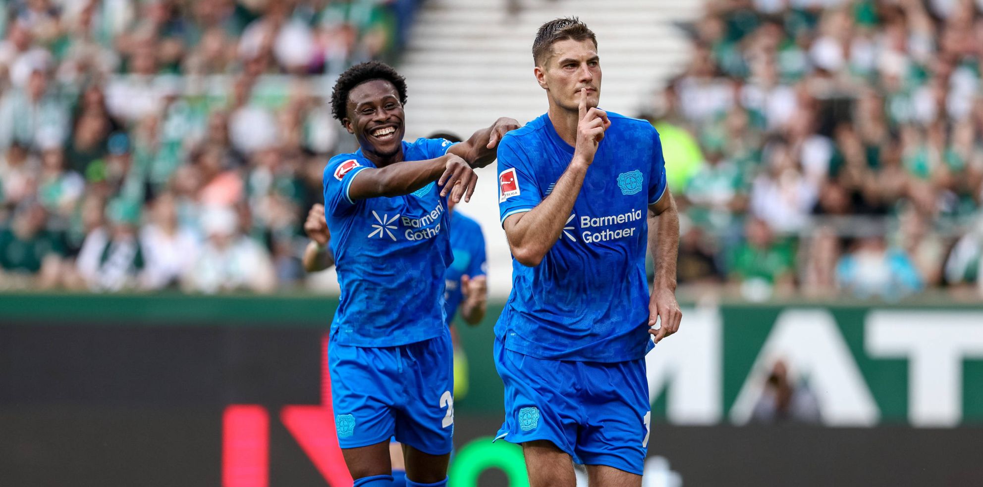Bayer Leverkusen: Patrik Schick und Nathan Tella