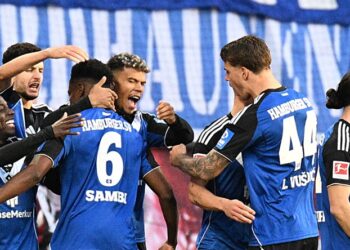 Die HSV-Stars Lokonga, Königsdörffer, Vuskovic und Co. jubeln