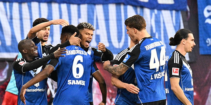 Die HSV-Stars Lokonga, Königsdörffer, Vuskovic und Co. jubeln