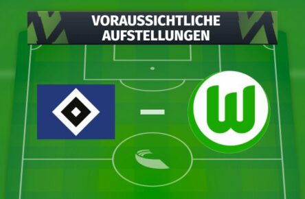 HSV - VfL Wolfsburg: Voraussichtliche Aufstellungen