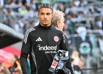Jean-Matteo Bahoya von Eintracht Frankfurt