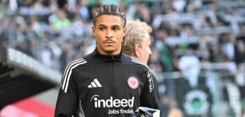 Jean-Matteo Bahoya von Eintracht Frankfurt