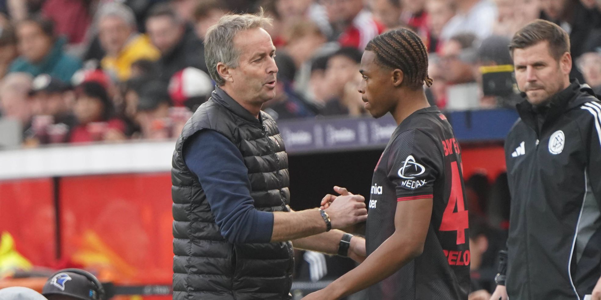 Jeanuel Belocian von Bayer Leverkusen ist wieder fit