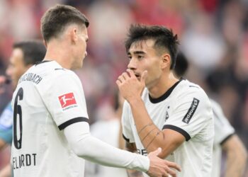 Gladbach: Jens Castrop und Yannik Engelhardt von Borussia Mönchengladbach