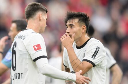 Gladbach: Jens Castrop und Yannik Engelhardt von Borussia Mönchengladbach