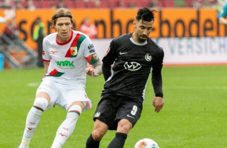 Viererkette: Wende beim VfL Wolfsburg? Ein Leipziger ist zu teuer Mohamed Amoura vom VfL Wolfsburg