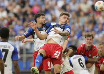 Nicolai Remberg und Daniel Elfadli vom HSV