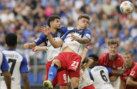Nicolai Remberg und Daniel Elfadli vom HSV